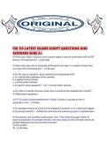 FSE 116 LATEST EXAMS SCRIPT QUESTIONS AND ANSWERS SURE A&period;pdf