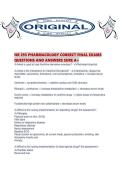 NR 293 PHARMACOLOGY CORRECT FINAL EXAMS QUESTIONS AND ANSWERS SURE A&period;pdf