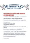 NR 293 PHARMACOLOGY 2026 TEST QUESTIONS AND ANSWERS SURE A&period;pdf