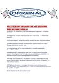ANCC NURSING INFORMATICS ALL QUESTIONS AND ANSWERS SURE A&period;pdf