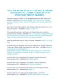 ANCC FNP Board Exam Latest Real Exam 100&plus; Questions and Correct Answers With Rationales
