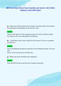 HESI Case Study&colon; Breast Cancer Questions and Answers with Verified&NewLine;Solutions &vert; Latest 2026 Update