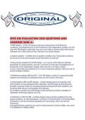 SPCE 630 EVALUATION 2026 QUESTIONS AND ANSWERS SURE A&period;pdf