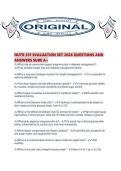NUTR 331 EVALUATION SET 2026 QUESTIONS AND ANSWERS SURE A&period;pdf