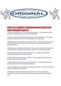 NUTR 331 CORRECT COMPREHENSIVE QUESTIONS AND ANSWERS SURE A&period;pdf