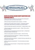 NUTR 331 ACTUAL EXAMS SCRIPT QUESTIONS AND ANSWERS SURE A&period;pdf