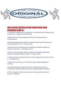 HRCI APHR CERTIFICATION QUESTIONS AND ANSWERS SURE A&period;pdf