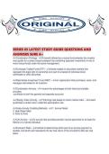 SERIES 65 LATEST STUDY GUIDE QUESTIONS AND ANSWERS SURE A&period;pdf