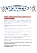 ECP3704 UPDATED TEST PAPER QUESTIONS AND ANSWERS SURE A&period;pd