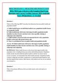 MHA 708 EXAM A &ndash; HEALTHCARE POLICY LSUS &NewLine;MHA 708 Exam A Review with Complete Real Exam &NewLine;Questions and Correct Verified Answers 2026 Academic &NewLine;Year &vert; 80 Questions &vert; A&plus; Graded 