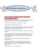 BIL 255 ACTUAL COMPREHENSIVE QUESTIONS AND ANSWERS SURE A&period;pdf
