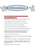 BIL 255 UPDATED EXAMS SCRIPT QUESTIONS AND ANSWERS SURE A&period;pdf
