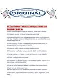 BIL 255 CORRECT FINAL EXAM QUESTIONS AND ANSWERS SURE A&period;pdf