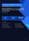  Introduction to Statistics Modules 1-10 Exam Actual 2026&sol;2027 &ndash; Complete Exam-Style Questions &vert; 100&percnt; Verified &ndash; Pass Guaranteed &ndash; A&plus; Graded