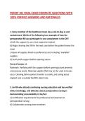 PERIOP 101 FINAL EXAM COMPLETE QUESTIONS WITH 100&percnt; VERIFIED ANSWERS AND RATIONALES