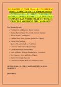 LAS MAS MUS 337 FINAL EXAM &ndash; LATIN AMERICAN &NewLine;MUSIC COMPLETE UPDATED 2026 QUESTIONS & &NewLine;ANSWERS ACTUAL QUESTIONS AND CORRECT &NewLine;ANSWERS &lpar;VERIFIED ANSWERS&rpar; PLUS RATIONALES &NewLine;&vert; COMPLETE Q&A WITH DETAILED RATIONALES &vert; &NewLine;OBJECTIVE ASSESSMENT PREP &vert; A&plus; GRADED 