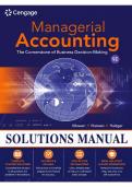 Solutions Manual for Managerial Accounting&colon; The Cornerstone of Business Decision-Making&comma; 9th Edition &lpar;Mowen&comma; Hansen & Heitger&comma; 2025&rpar; &vert; All Chapters 1&ndash;15 Covered