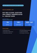 HESI V2 Exit Exam Actual 2026&sol;2027 &ndash; 100&percnt; Verified &vert; Detailed Rationales &ndash; Pass Guaranteed &ndash; A&plus; Graded