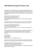 HESI PN MEDICAL SURGICAL NGN Complete 2026&sol;2027 Questions with Correct Answers and Detailed Rationales &lpar;complete bundle&rpar;