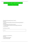 PSYC 388 QUIZ 2 REVIEW QUESTIONS AND CORRECT ANSWERS