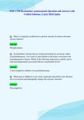 WGU C785 Biochemistry preassessment Questions and Answers with&NewLine;Verified Solutions &vert; Latest 2026 Update