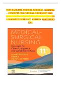TEST BANK FOR Medical-Surgical Nursing&colon; Concepts for Clinical Judgment and Collaborative Care 11th edition by Donna D&period; Ignatavicius ISBN&colon; 978-0323878265 NEW COMPLETE GUIDE WITH RATIONALES 100&percnt; VERIFIED A&plus; GRADE ASSURED&excl;&excl;&excl;&excl;NEW LATEST UPDATE&excl;&excl;&excl;&excl;&excl;&excl;