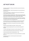 AET NCATT 200-250 Complete 2026&sol;2027 Questions with Correct Answers and Detailed Rationales
