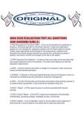 WGU D320 EVALUATION TEST ALL QUESTIONS AND ANSWERS SURE A&period;pdf