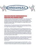 WGU D320 UPDATED COMPREHENSIVE ALL QUESTIONS AND ANSWERS SURE A&period;pdf