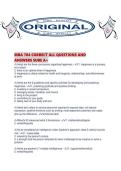 MBA 704 CORRECT ALL QUESTIONS AND ANSWERS SURE A&period;pdf