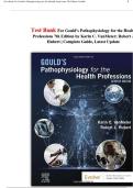 Test Bank for Gould's Pathophysiology for the Health Professions &lpar;7th Edition&rpar; by Karin C&period; VanMeter & Robert J&period; Hubert &ndash; Complete Guide&comma; Latest Update 2025