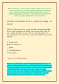 NBCE EXAM PART 3 ACTUAL EXAM 2026&sol;2027 HIGH YIELD PRACTICE QUESTIONS AND STUDY GUIDE COMPLETE APPROVED QUESTIONS AND CORRECT DETAILED ANSWERS WITH RATIONALES &lpar;100&percnt; CORRECT VERIFIED SOLUTIONS&rpar; LATEST UPDATED VERSION 2026 EDITION &vert;ALREADY GRADED A&plus; &lpar;BRAND N