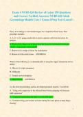 NURS 620 Exam 2 and NURS 620 Exam 4 Review Bundle - 750 Latest Cardiovascular&comma; Respiratory&comma; HTN&comma; Women's Health & STIs Practice Questions and Correct Verified Answers&sol; NURS 620 Exam 2 & 4 Prep Bundle &lpar;MVU&rpar;