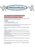 AAA DRIVERS ED COMPREHENSIVE 2026 QUESTIONS AND ANSWERS SURE A&period;pdf