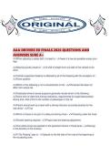 AAA DRIVERS ED FINALS 2026 QUESTIONS AND ANSWERS SURE A&period;pdf