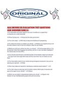 AAA DRIVERS ED EVALUATION TEST QUESTIONS AND ANSWERS SURE A&period;pdf