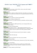 MCB 250 - Exam 1 UPDATED ACTUAL Questions and CORRECT&NewLine;Answers