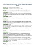 Power Engineering - 4A1 UPDATED ACTUAL Questions and CORRECT&NewLine;Answers