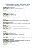 Comprehensive Biology 1111 Exam 1&colon; Chapters 1-4 Key Concepts&NewLine;UPDATED ACTUAL Questions and CORRECT Answers