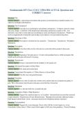 Fundamentals 1871 Test 2 CSCC UPDATED ACTUAL Questions and&NewLine;CORRECT Answers