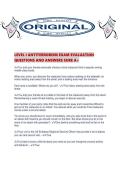 LEVEL I ANTITERRORISM EXAM EVALUATION QUESTIONS AND ANSWERS SURE A&period;pd