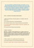 NYC MANAGEMENT AUDITOR TRAINEE &lpar;EXAM &num;6072&rpar; ACTUAL 2026&sol;2027 HIGH YIELD PRACTICE QUESTIONS AND STUDY GUIDE ACCURATE QUESTIONS WITH WELL ELABORATED ANSWERS PLUS RATIONALES &lpar;CORRECT VERIFIED ANSWERS&rpar; CURRENTLY UPDATED VERSION 2026 EDITION &vert;ALREADY GRADED A&plus;
