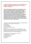 NUR 230 MATERNAL EXAM 200 ACTUAL QUESTIONS AND &NewLine;CORRECT ANSWERS WITH RATIONALE LATEST 2026 &NewLine;ALREADY GRADED A&plus; 