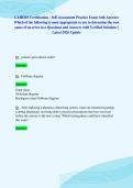 CAHIMS Certification - Self-Assessment Practice Exam with Answers&NewLine;Which of the following is most appropriate to use to determine the root&NewLine;cause of an error in a Questions and Answers with Verified Solutions &vert;&NewLine;Latest 2026 Update