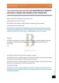 Texas Code Enforcement ACTUAL EXAM QUESTIONS WITH COMPLETE SOLUTION &lpar;A&plus; GRADED 100&percnt; VERIFIED&rpar; LATEST VERSION 2025