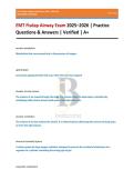 EMT Fisdap Airway Exam 2025&ndash;2026 &vert; Practice Questions & Answers &vert; Verified &vert; A&plus;