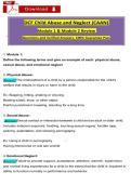 DCF Child Abuse and Neglect &lpar;CAAN&rpar; 2026&sol;2027 Module 1 & Module 2 Review Questions and Verified Answers&comma; 100&percnt; Guarantee Pass