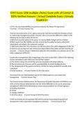 CMIT Exam &lpar;200 multiple choice&rpar; Exam with all Correct & 100&percnt; Verified Answers &vert;Actual Complete Exam &vert;Already Graded A&plus;