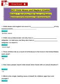 DCF Child Abuse and Neglect &lpar;CAAN&rpar; Complete Bundle&colon; Module 1 & Module 2 Actual Questions & Answers &vert; 100&percnt; Guarantee Pass