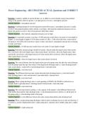 Power Engineering - 4B2 UPDATED ACTUAL Questions and CORRECT&NewLine;Answers
